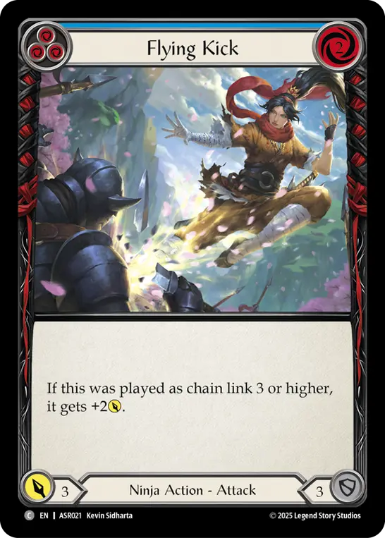 Flying Kick card image, pitch 3