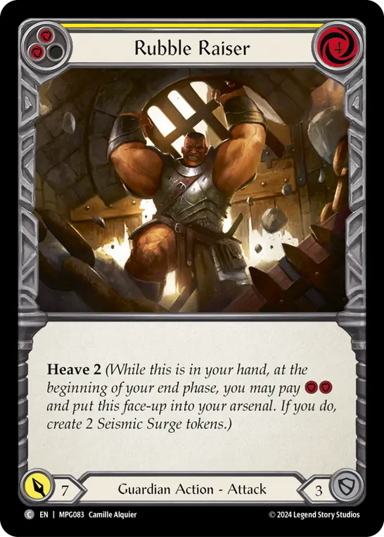 Rubble Raiser card image, pitch 2