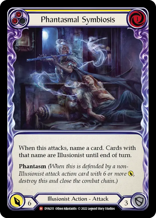 Phantasmal Symbiosis card image, pitch 2