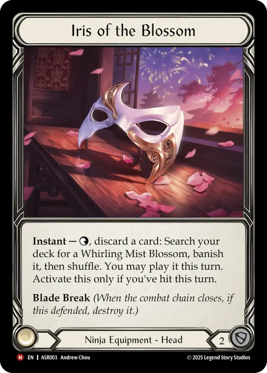 Iris of the Blossom card image