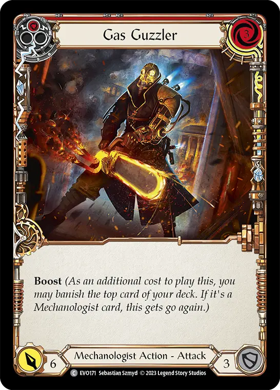 Gas Guzzler card image, pitch 1