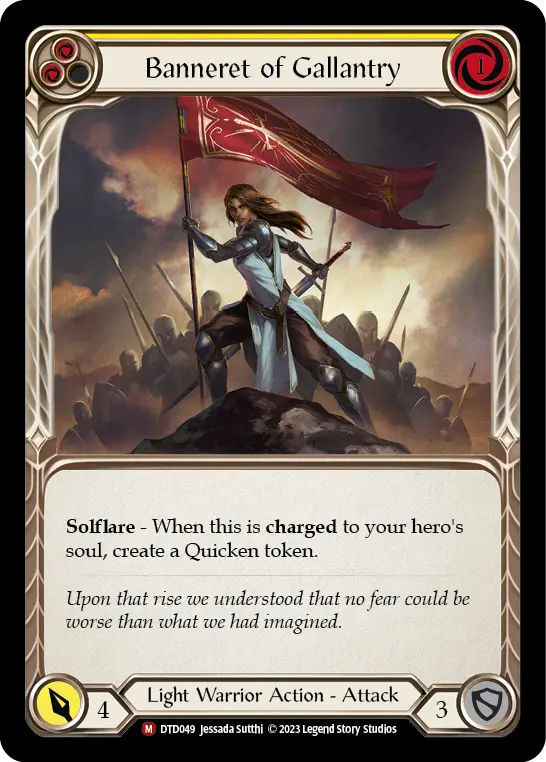 Banneret of Gallantry card image, pitch 2