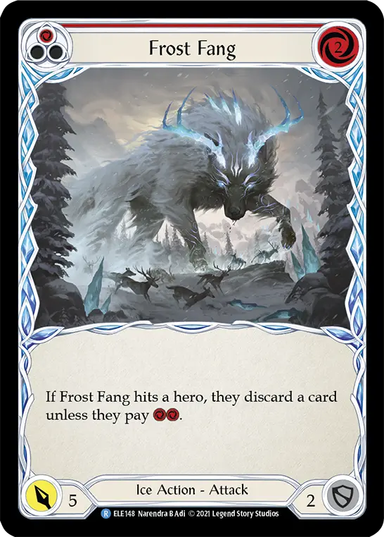 Frost Fang card image, pitch 1