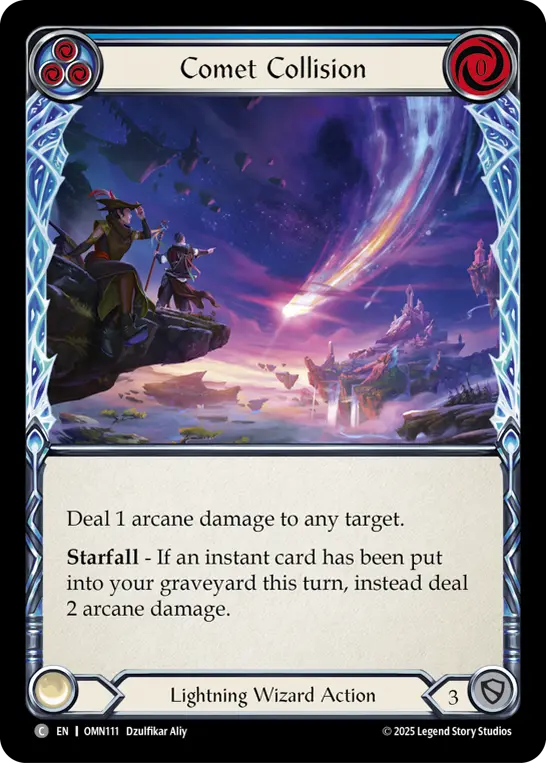 Comet Collision card image, pitch 3