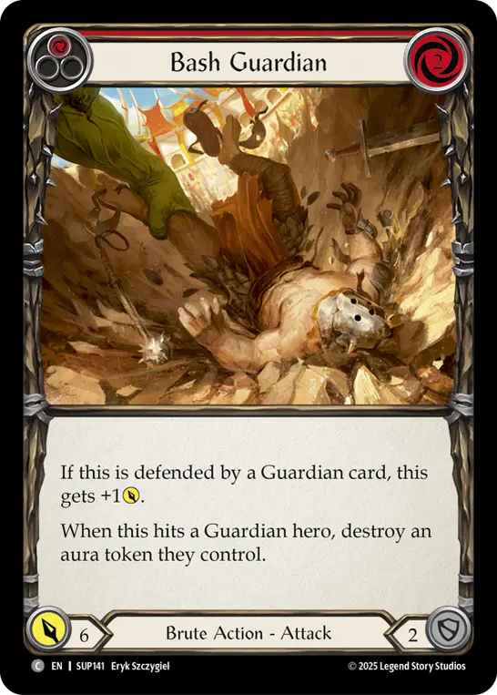 Bash Guardian card image, pitch 1