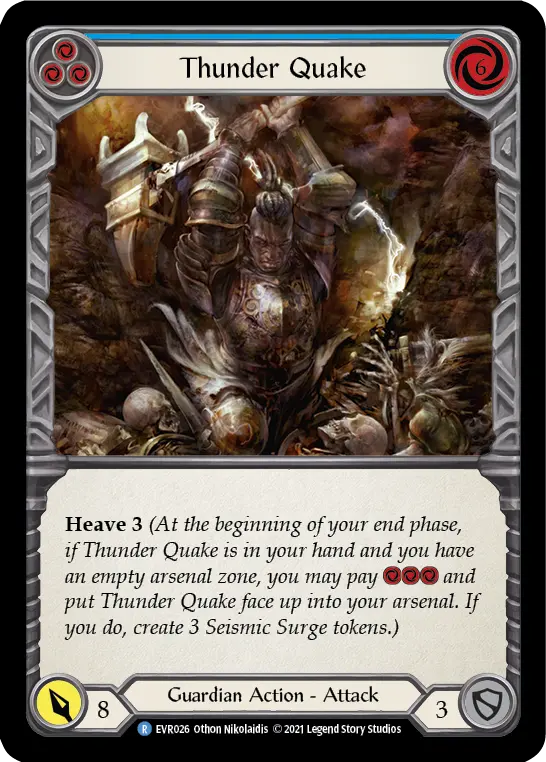 Thunder Quake card image, pitch 3