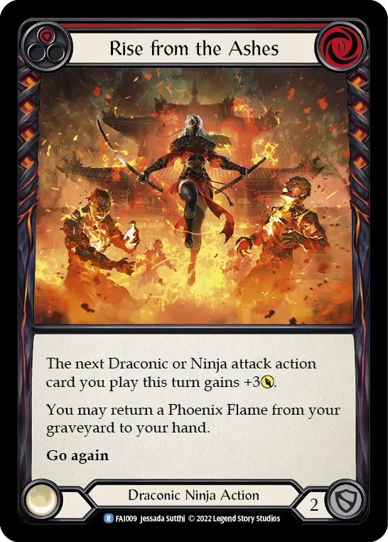 Rise from the Ashes card image, pitch 1