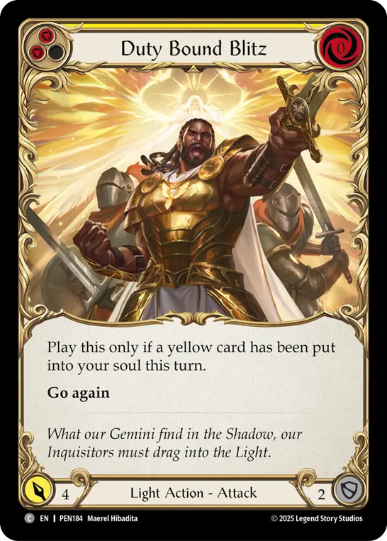 Duty Bound Blitz card image, pitch 2