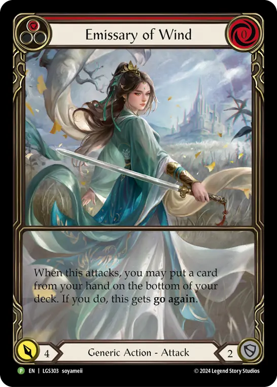 Emissary of Wind card image, pitch 1