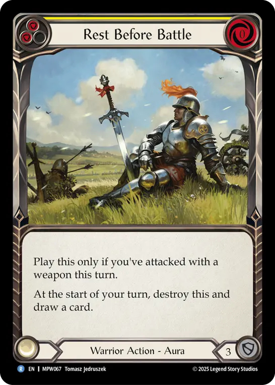 Rest Before Battle card image, pitch 2