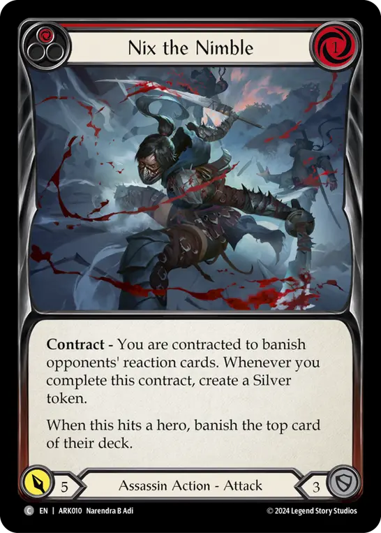 Nix the Nimble card image, pitch 1
