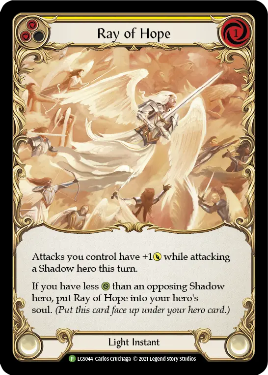 Ray of Hope card image, pitch 2