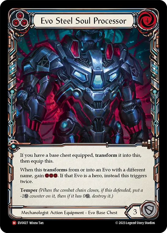 Evo Steel Soul Processor card image, pitch 3