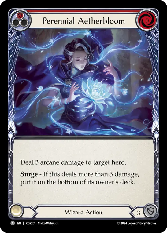 Perennial Aetherbloom card image, pitch 1
