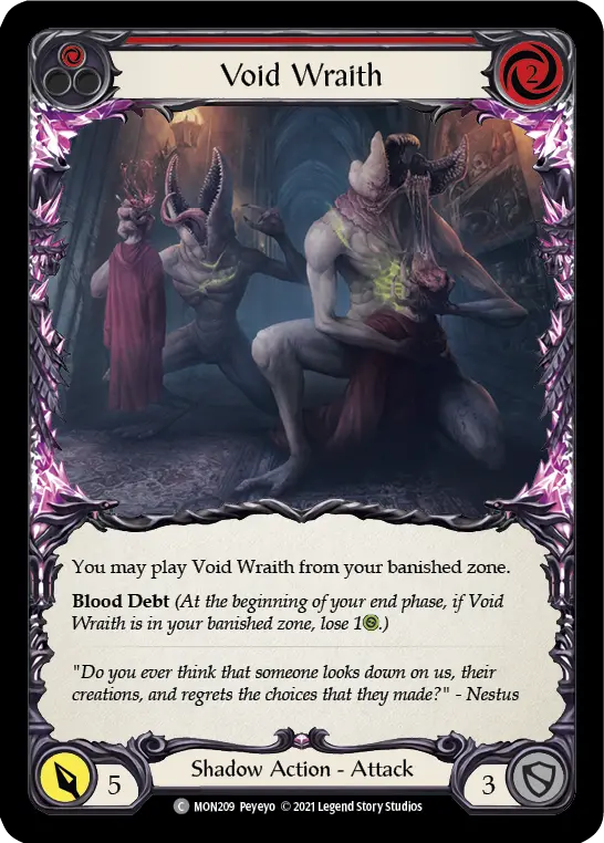 Void Wraith card image, pitch 1