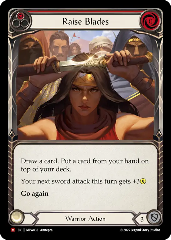 Raise Blades card image, pitch 1