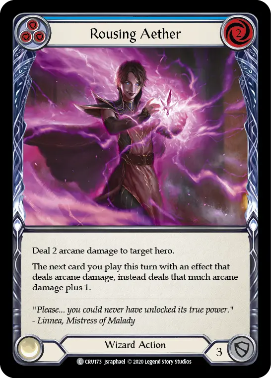 Rousing Aether card image, pitch 3