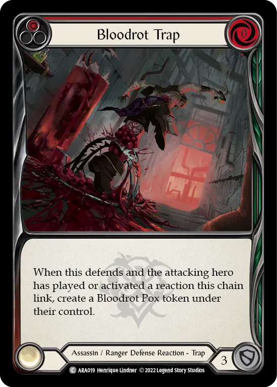Bloodrot Trap card image, pitch 1
