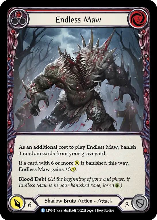 Endless Maw card image, pitch 1