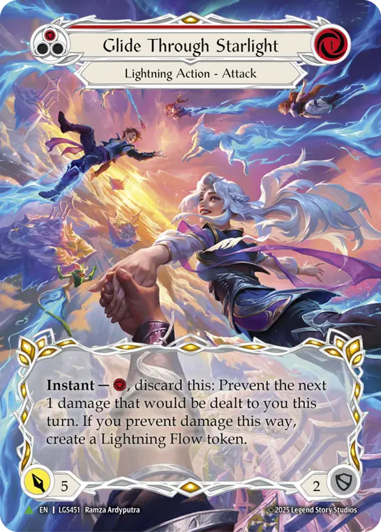 Glide Through Starlight card image, pitch 1