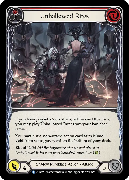 Unhallowed Rites card image, pitch 1