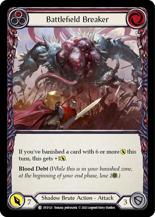 Battlefield Breaker card image, pitch 1
