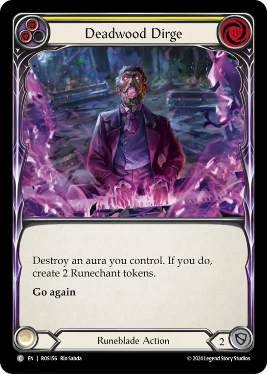 Deadwood Dirge card image, pitch 2