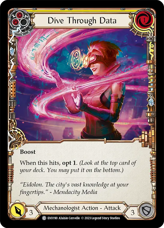 Dive Through Data card image, pitch 2