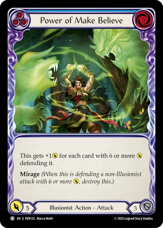Power of Make Believe card image, pitch 3