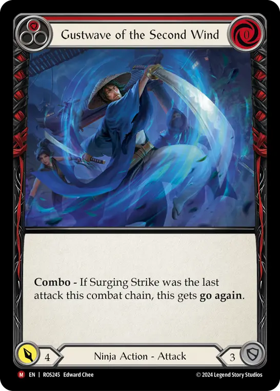 Gustwave of the Second Wind card image, pitch 1