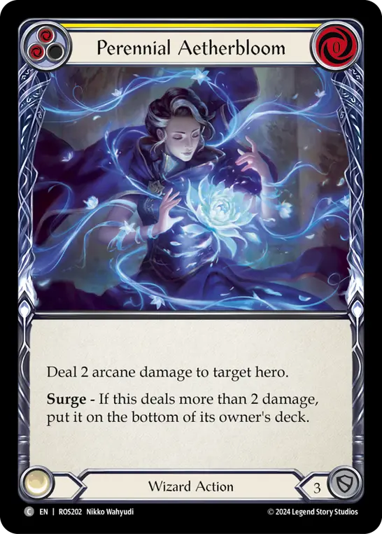 Perennial Aetherbloom card image, pitch 2