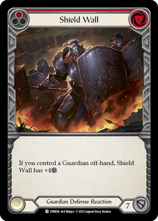 Shield Wall card image, pitch 1
