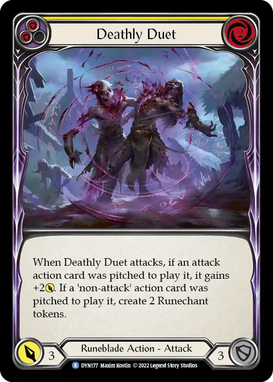 Deathly Duet card image, pitch 2