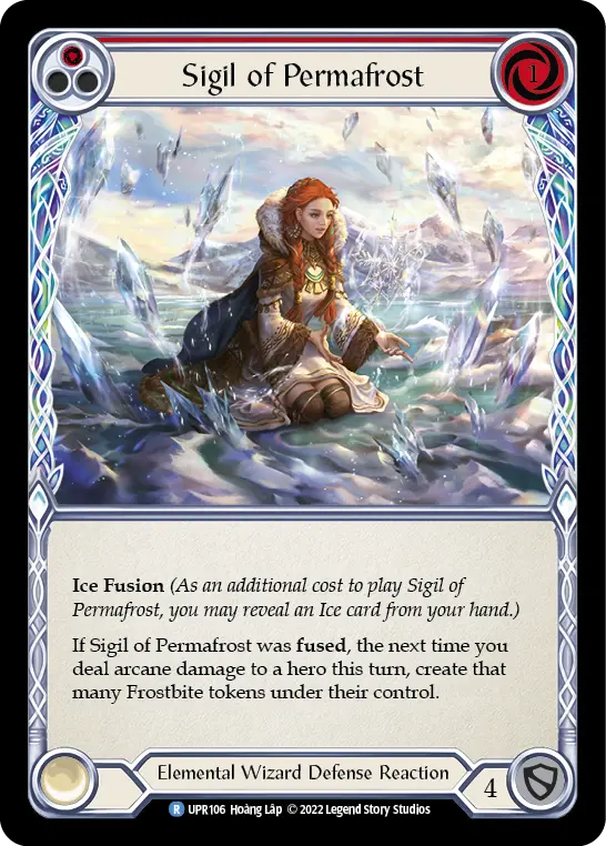 Sigil of Permafrost card image, pitch 1