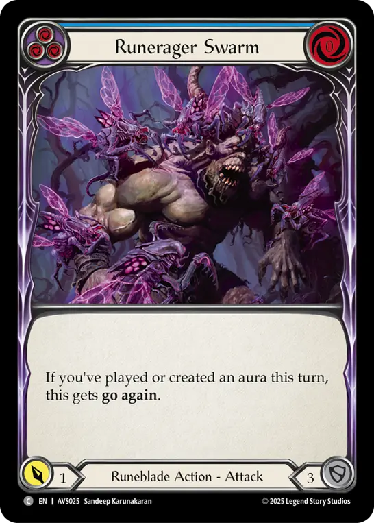 Runerager Swarm card image, pitch 3