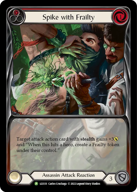 Spike with Frailty card image, pitch 1
