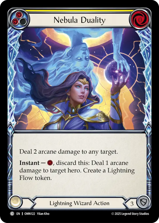 Nebula Duality card image, pitch 2