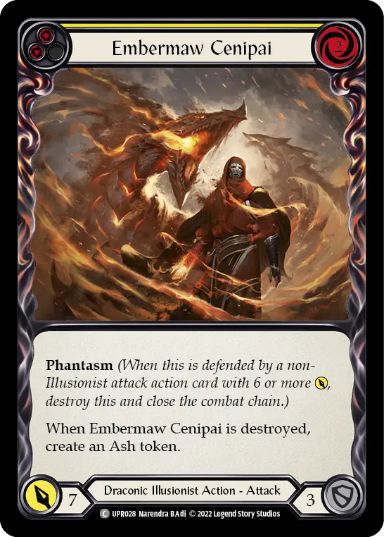Embermaw Cenipai card image, pitch 2