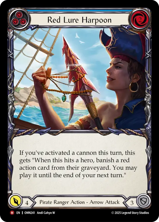 Red Lure Harpoon card image, pitch 3