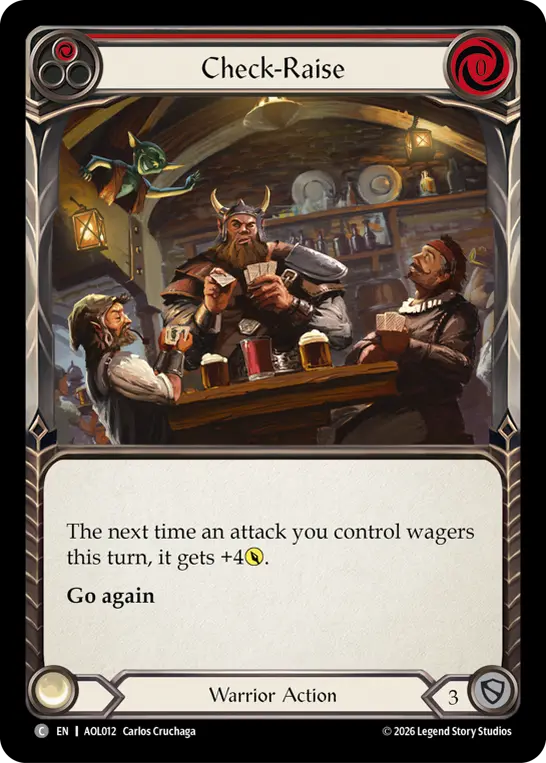 Check-Raise card image, pitch 1