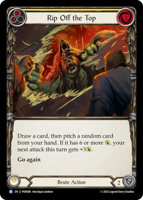 Rip Off the Top card image, pitch 2