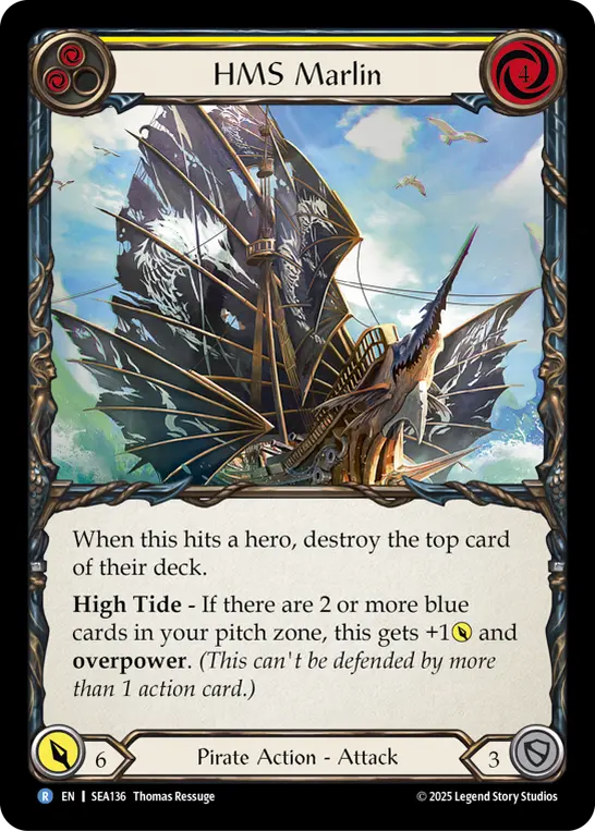 HMS Marlin card image, pitch 2