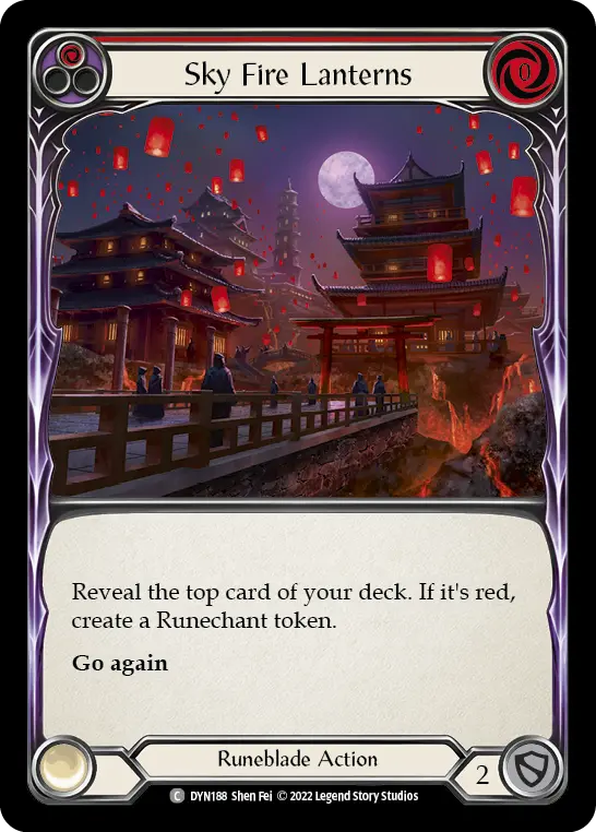 Sky Fire Lanterns card image, pitch 1
