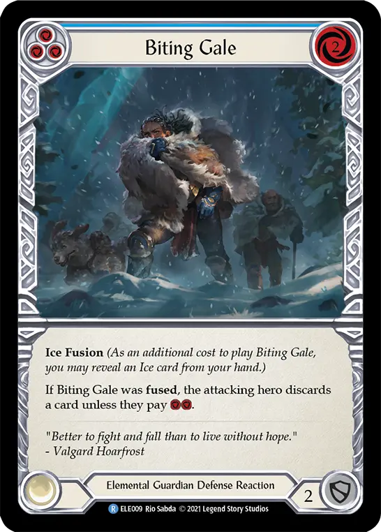 Biting Gale card image, pitch 3