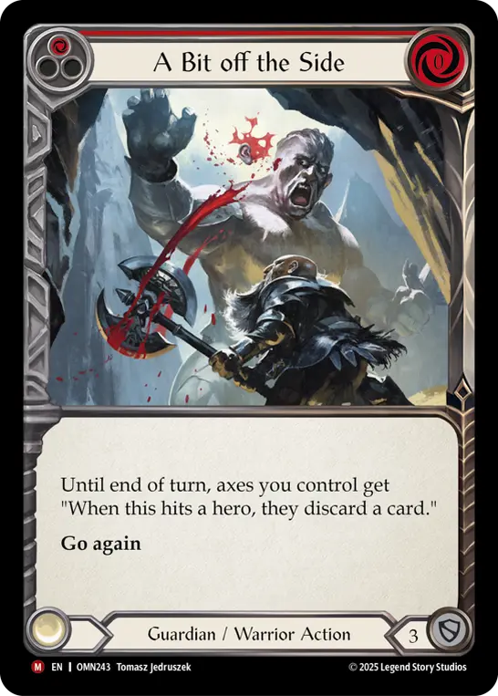 A Bit off the Side card image, pitch 1