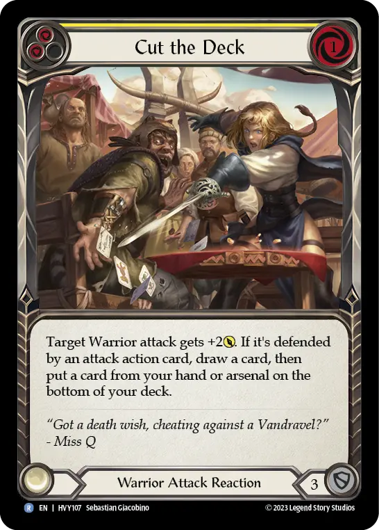 Cut the Deck card image, pitch 2
