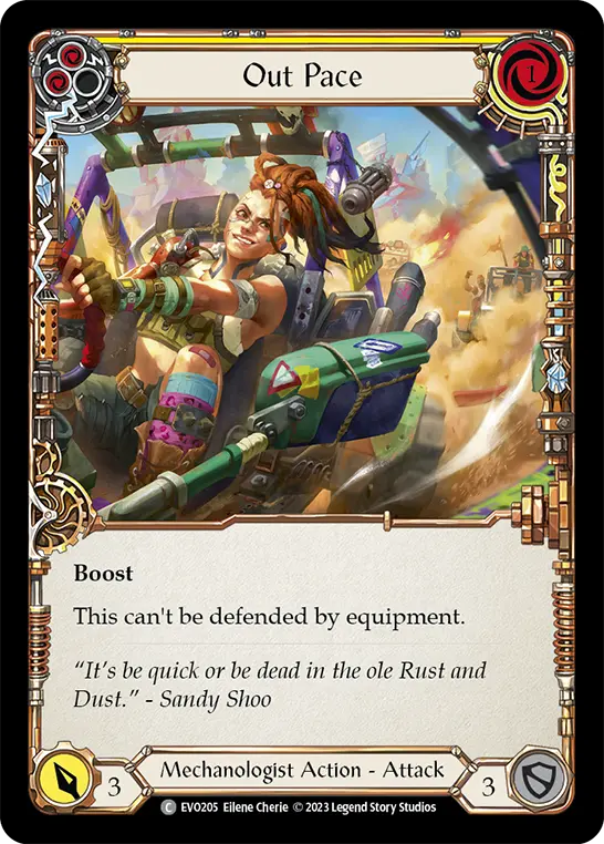 Out Pace card image, pitch 2