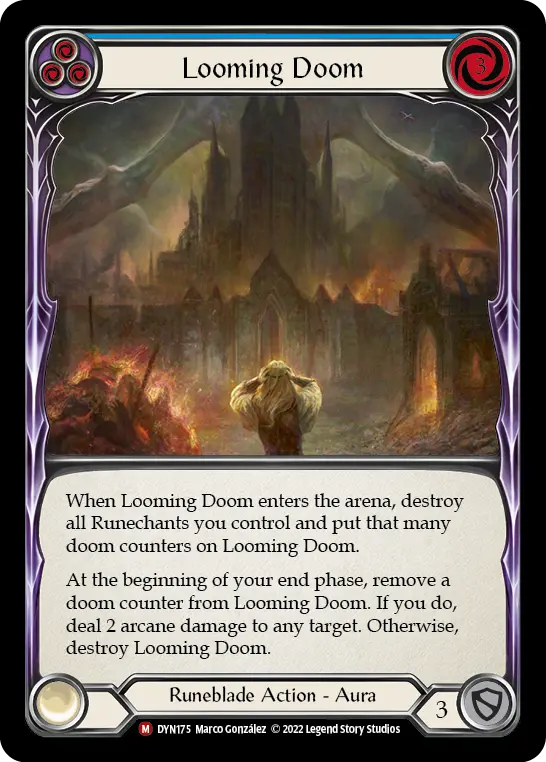 Looming Doom card image, pitch 3