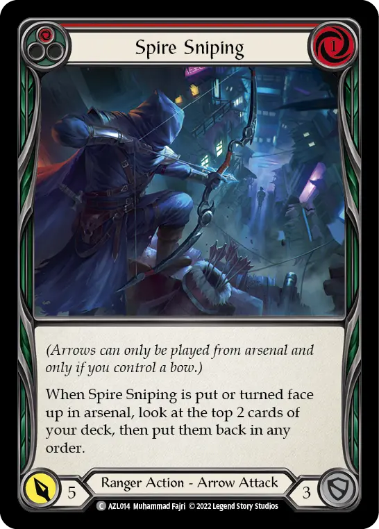 Spire Sniping card image, pitch 1