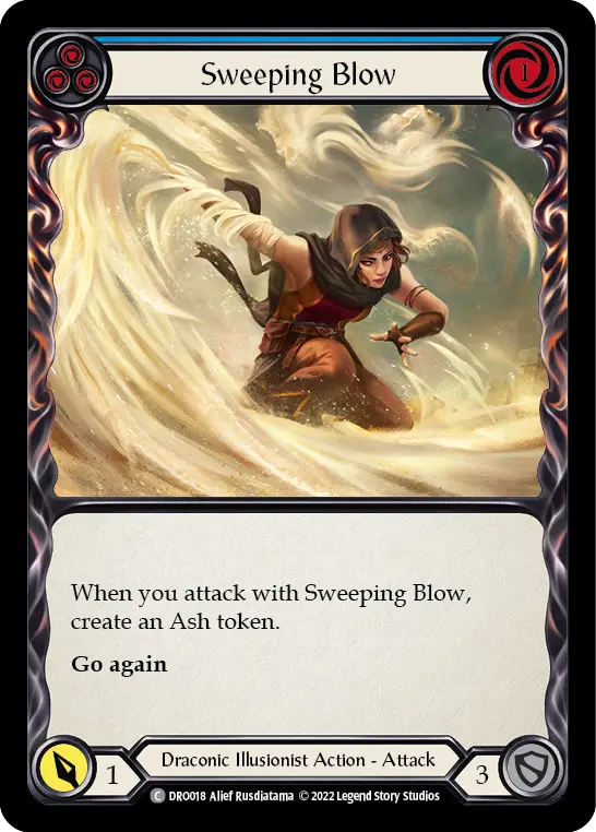 Sweeping Blow card image, pitch 3